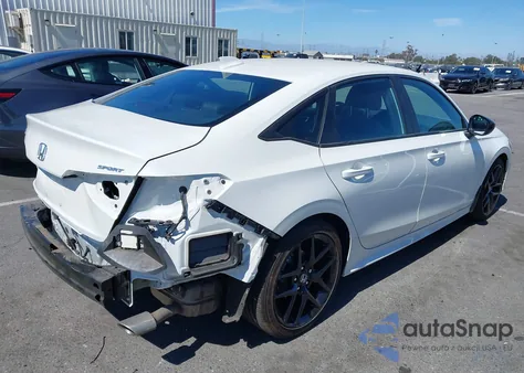 2025 Honda Civic Sport из США, поврежденный, VIN 2HGFE2F58SH545762